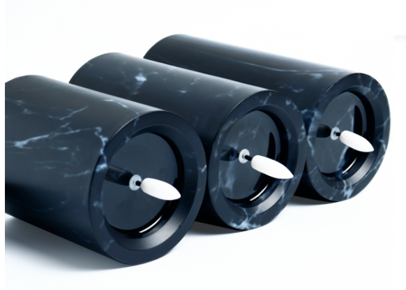 MarbellaGlow LED Kerzenlichter Set 3 – Marmoroptik Warmweiß Terrasse