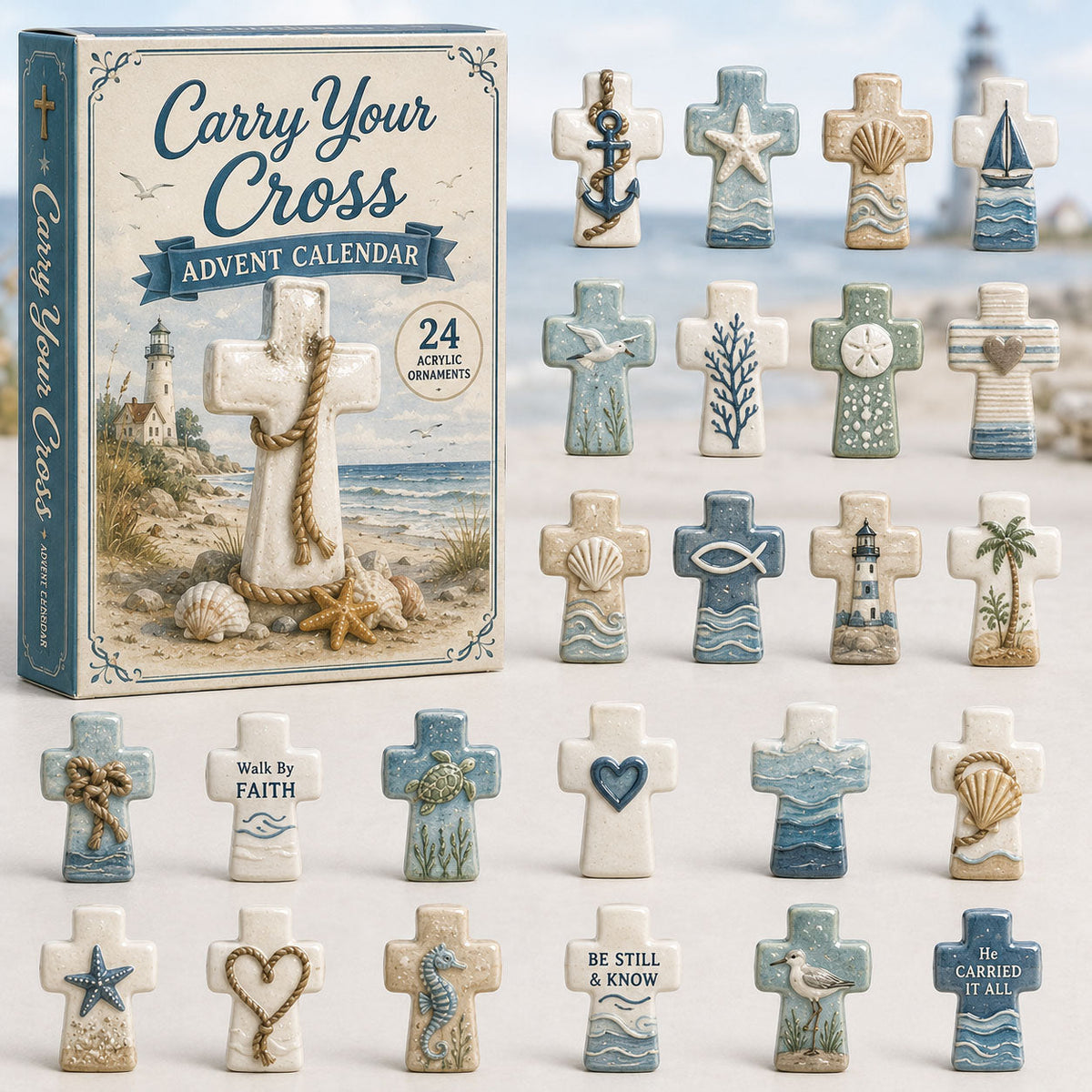 Carry Your Cross™ Glaubens-Adventskalender 2026 – 24-tägiger Christlicher Countdown für Besinnliche Momente 4