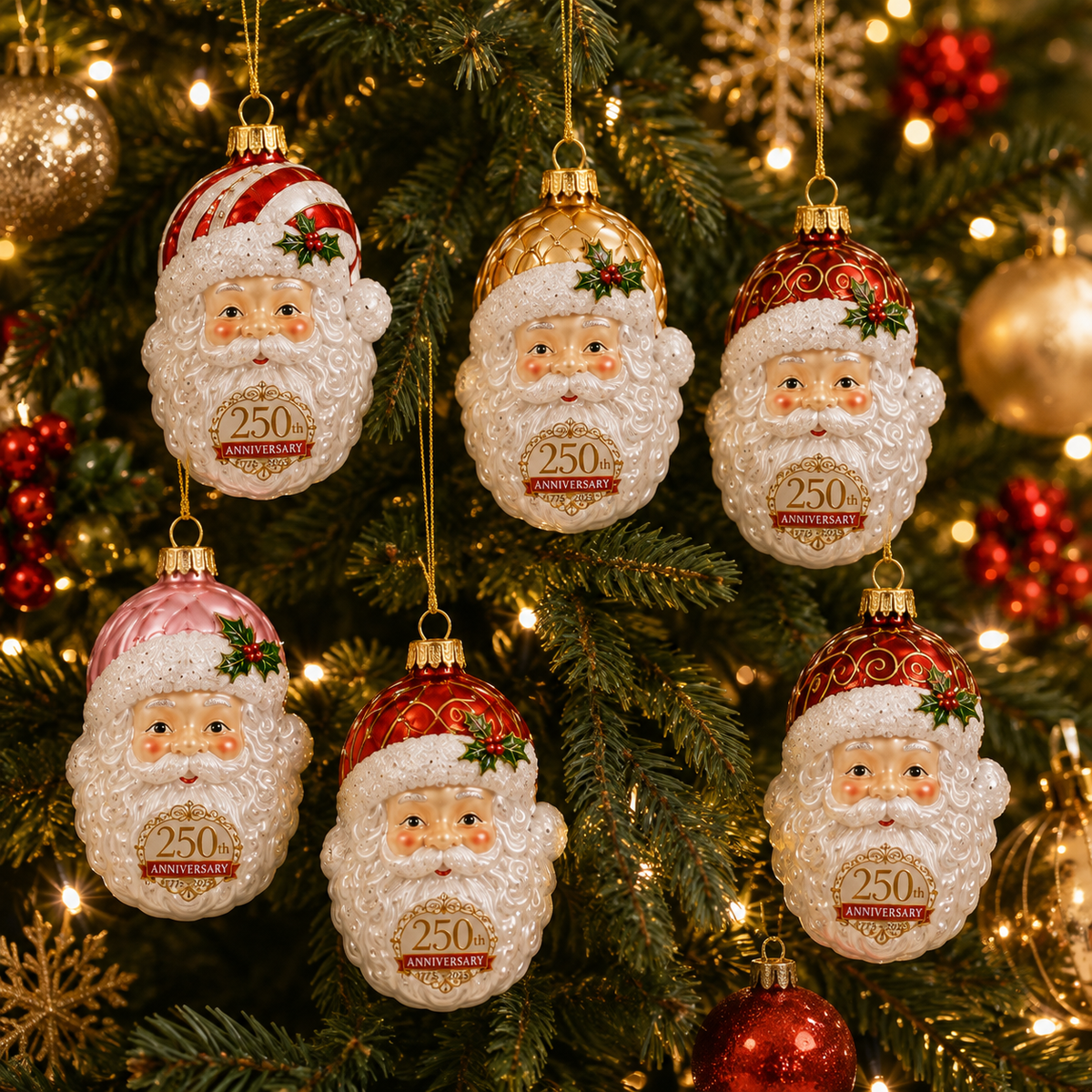 Weihnachtsdekoration 250. Jubiläum – Erinnerungsornament für die Feiertage