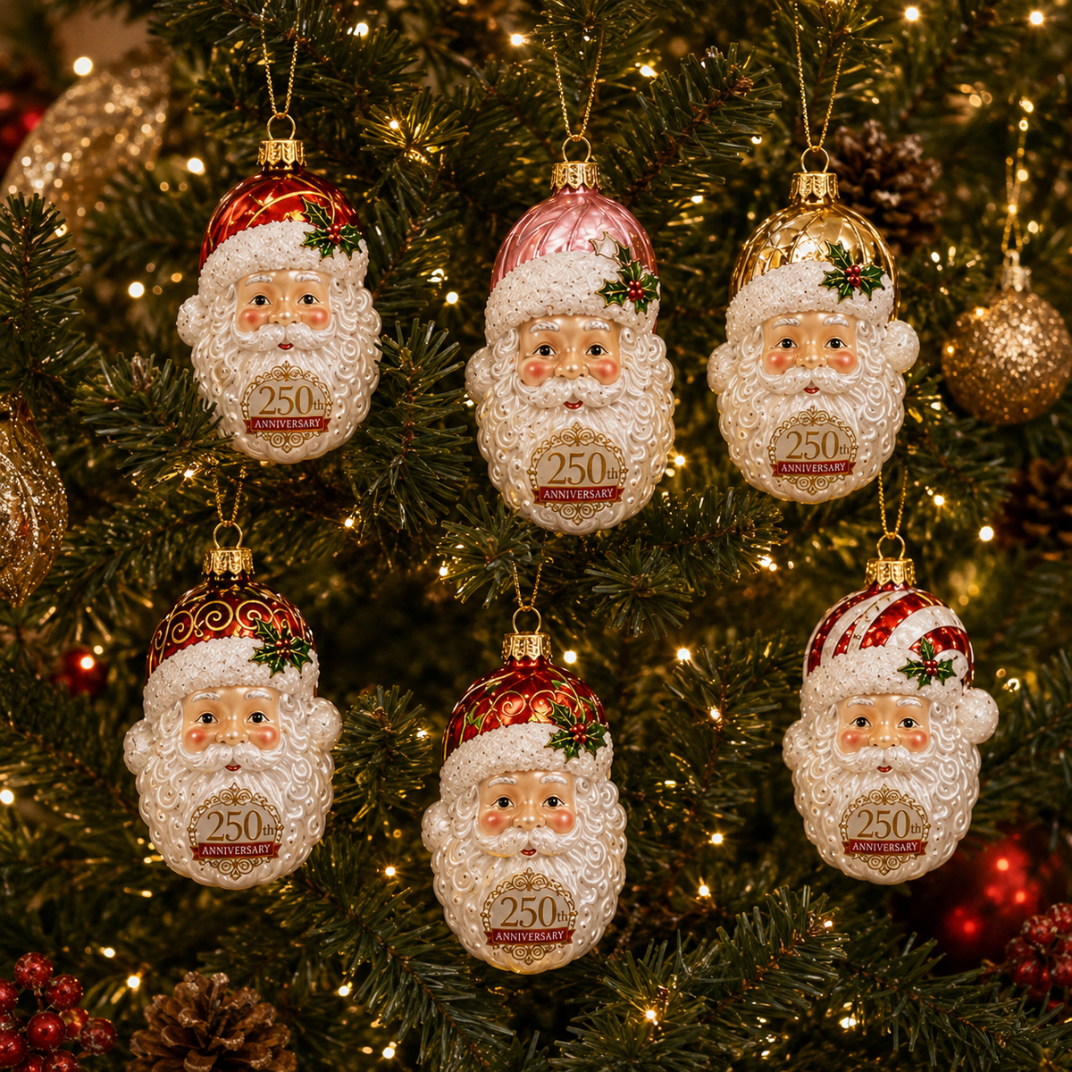Weihnachtsdekoration 250. Jubiläum – Erinnerungsornament für die Feiertage