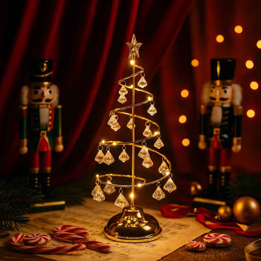 FestiGlow Tree – LED Weihnachtsbaum stimmungsvolles Licht, Grün, Wohnzimmer