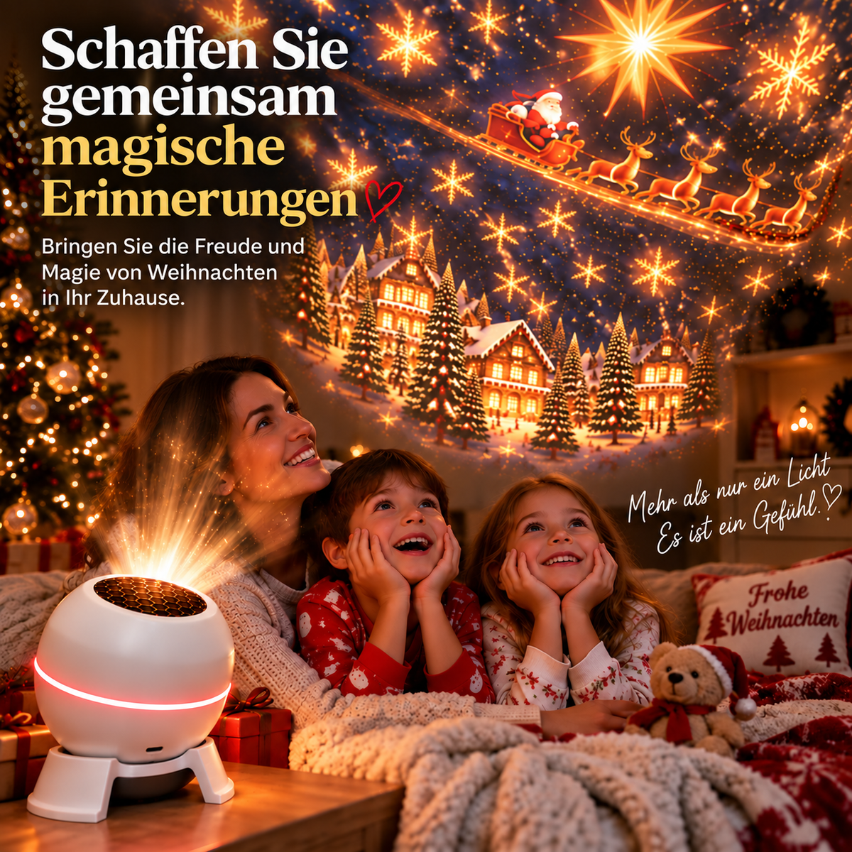 Weihnachtsprojektor für Innenraumdekoration