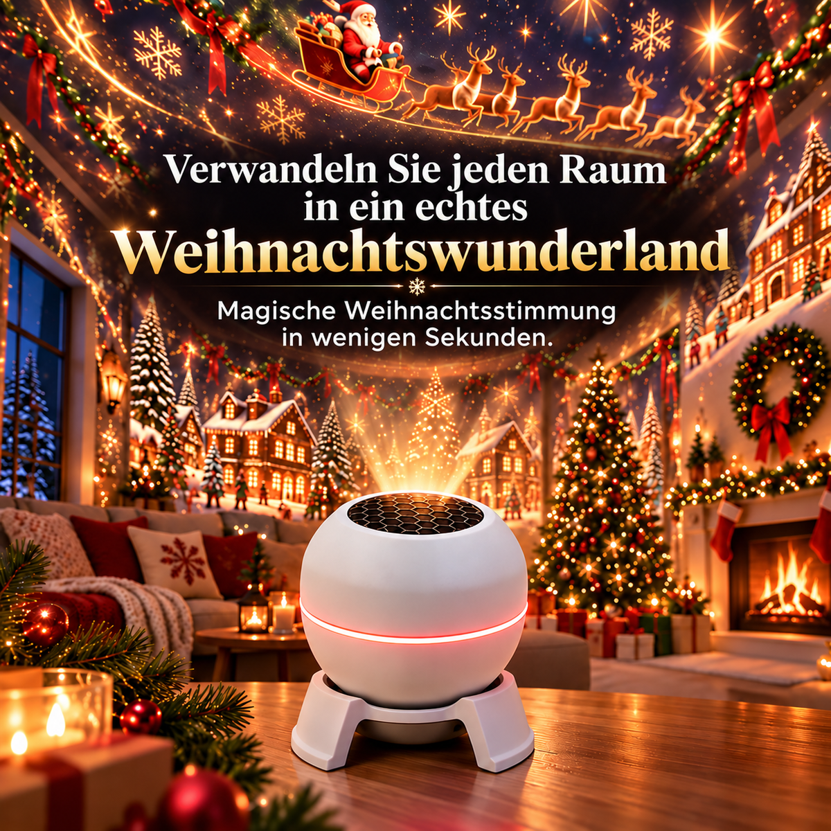 Weihnachtsprojektor für Innenraumdekoration
