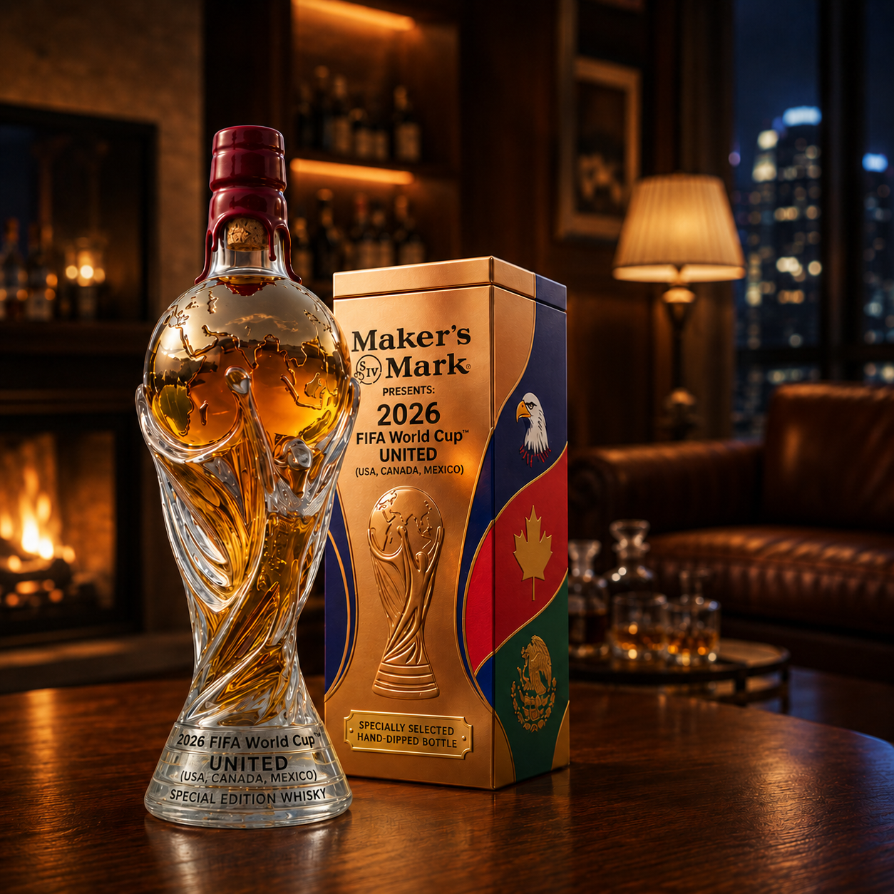 Whiskyflasche - Weltmeisterschafts-Ausgabe 2026