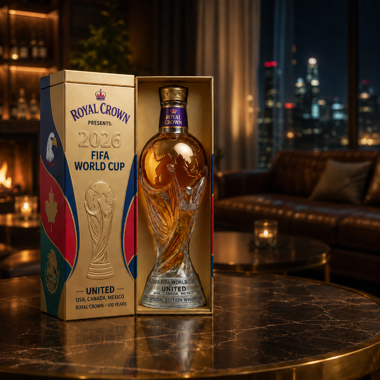Whiskyflasche - Weltmeisterschafts-Ausgabe 2026