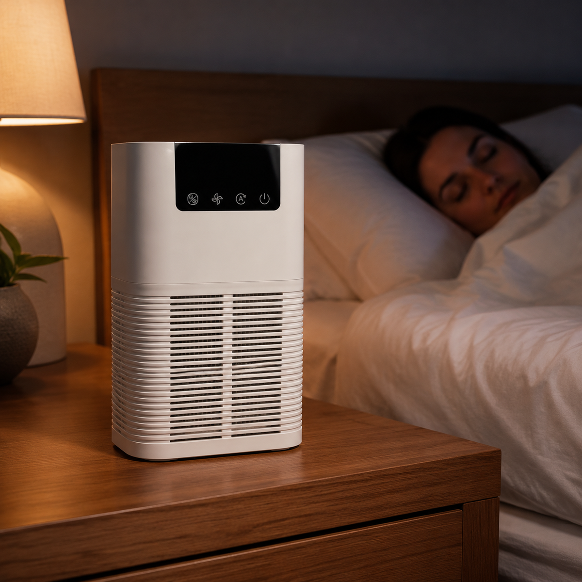 Luftreiniger mit H13 HEPA-Filter und PM2.5-Sensor