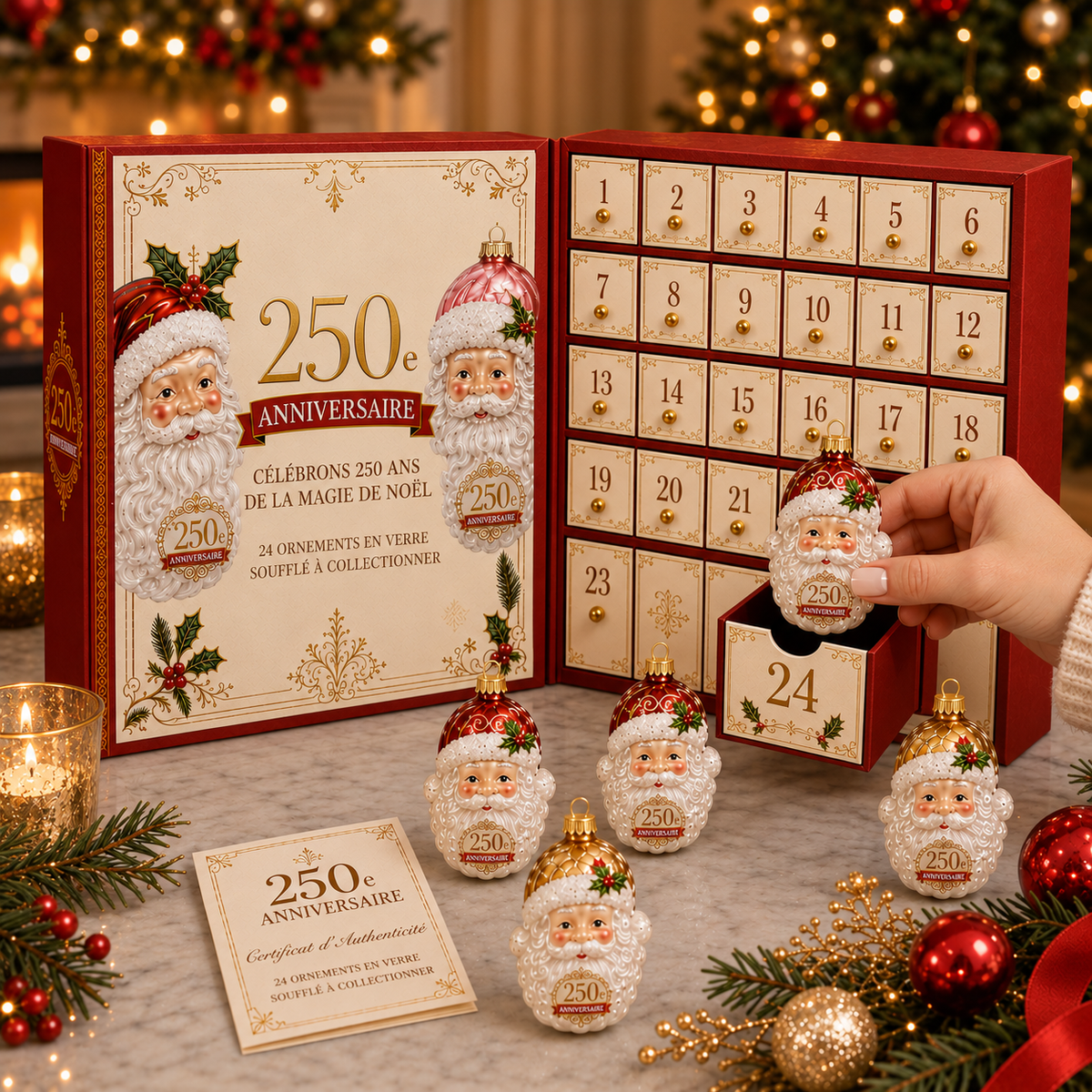 Weihnachtsdekoration 250. Jubiläum – Erinnerungsornament für die Feiertage