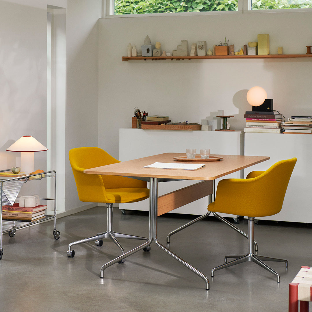 LumiChic Tischlampe – Modern, Stoffschirm, Beige, für Wohnzimmer