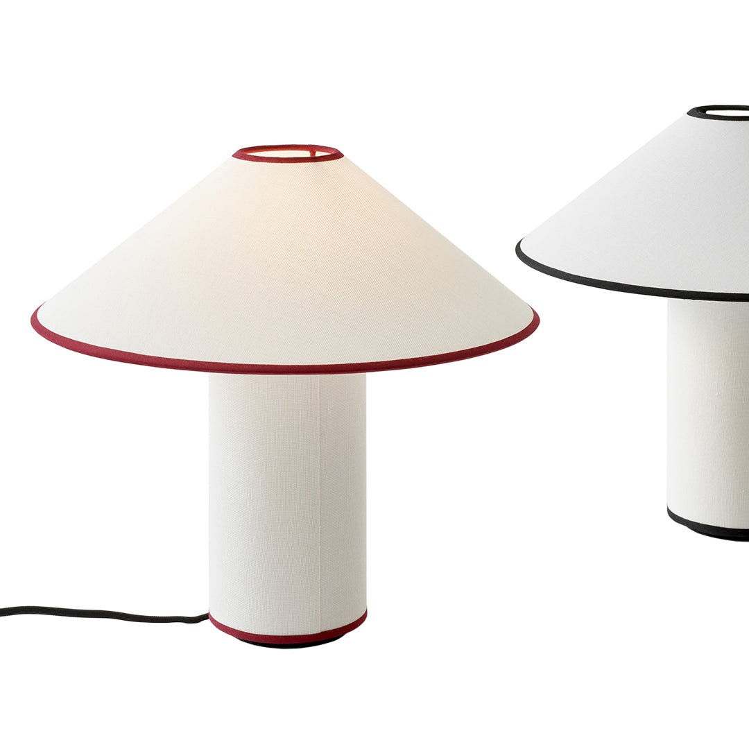 LumiChic Tischlampe – Modern, Stoffschirm, Beige, für Wohnzimmer