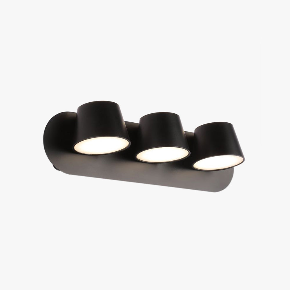 Axelle LED-Wandleuchte - elegante schwarze Wandleuchte für Schlafzimmer oder Bad