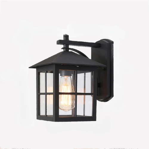 VintageGlow – Außenwandleuchte im Retro-Laternenstil für Garten & Terrasse