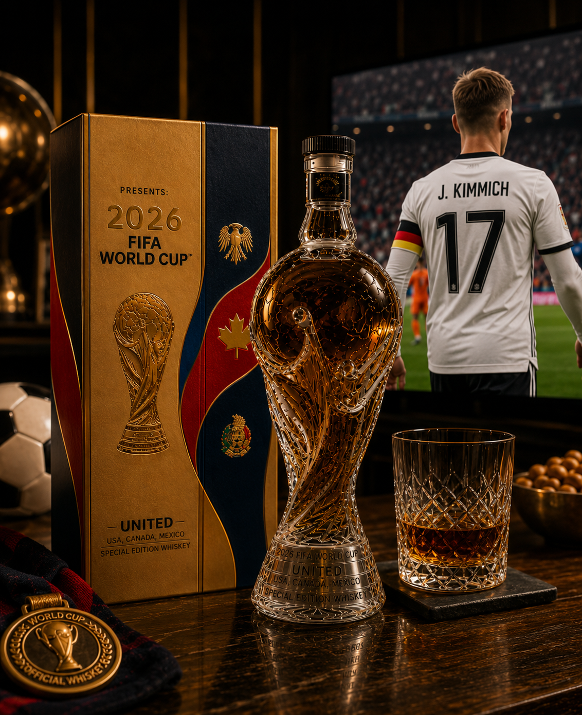 Whiskyflasche - Weltmeisterschafts-Ausgabe 2026