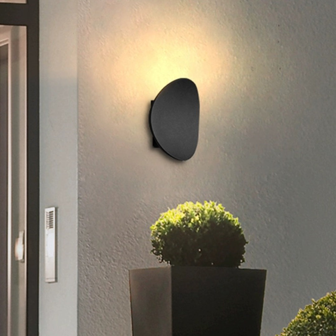 Aluminium Disc LED Wandleuchte - Minimalistisches Design für elegante Beleuchtung