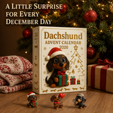 Dackel-Adventskalender 2026 – 24 flache Dackelmotive