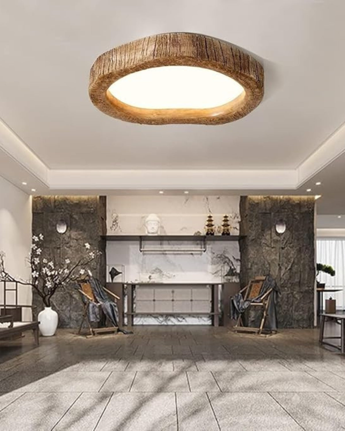 Deckenleuchte | Holzoptik, Rustikales Design 4