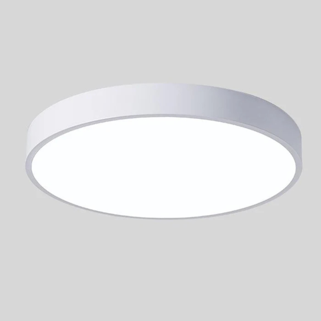 Deckenleuchte | Holzstruktur, Acryldiffusor, Integrierte LED 11