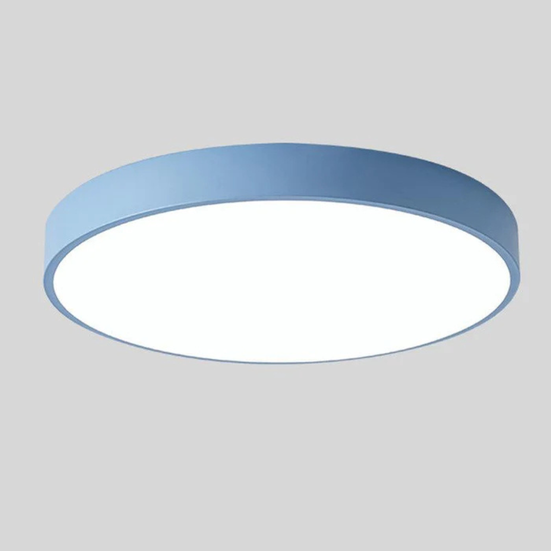 Deckenleuchte | Holzstruktur, Acryldiffusor, Integrierte LED 15