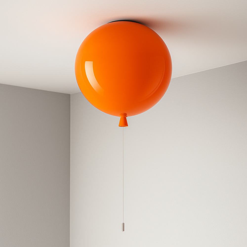 SkyGlow Deckenleuchte im Ballonstil – Modernes LED-Design in Weiß fürs Wohnzimmer