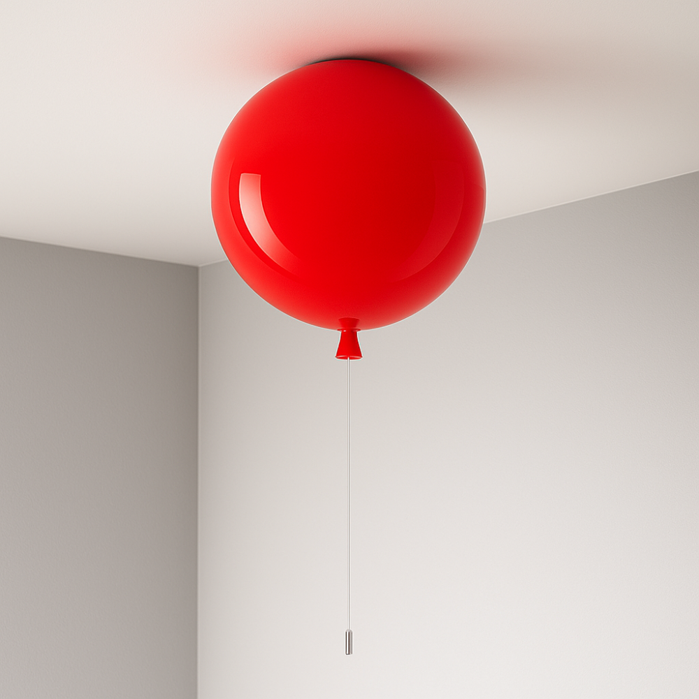 SkyGlow Deckenleuchte im Ballonstil – Modernes LED-Design in Weiß fürs Wohnzimmer