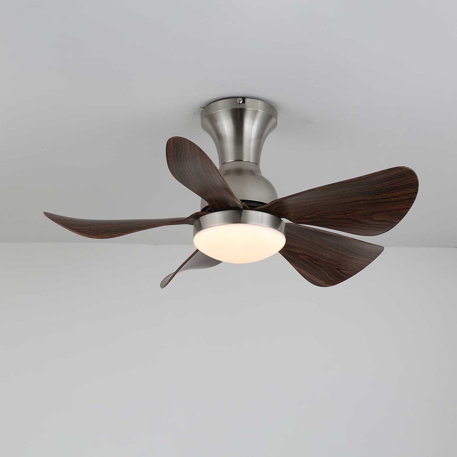 Deckenventilator | ABS-Flügel in Holzoptik, Deckenventilator mit Licht 2