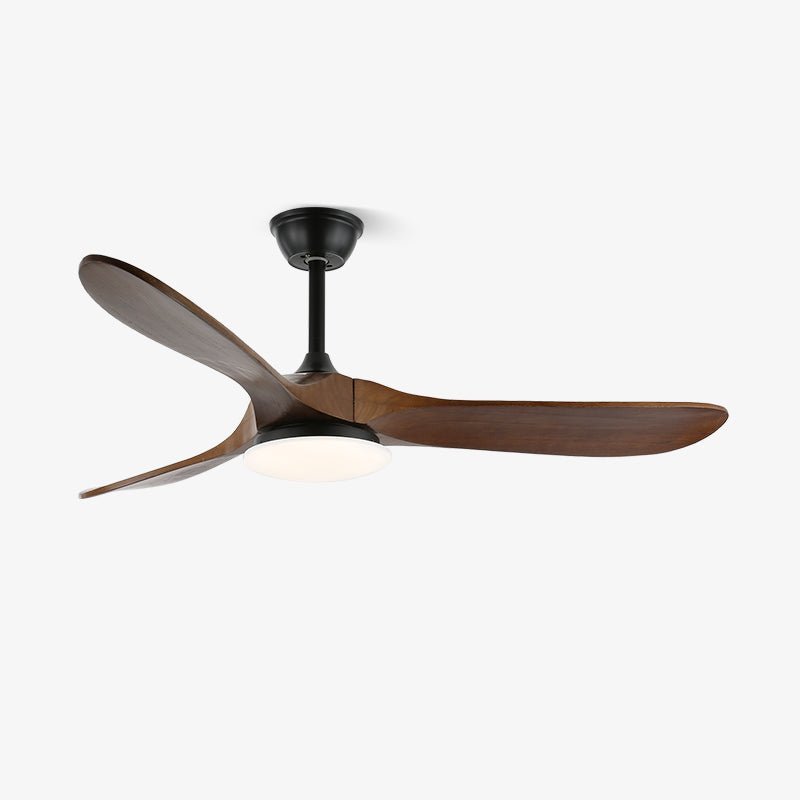 Deckenventilator | Holzflügel, Integrierte LED-Beleuchtung, Fernbedienung 1