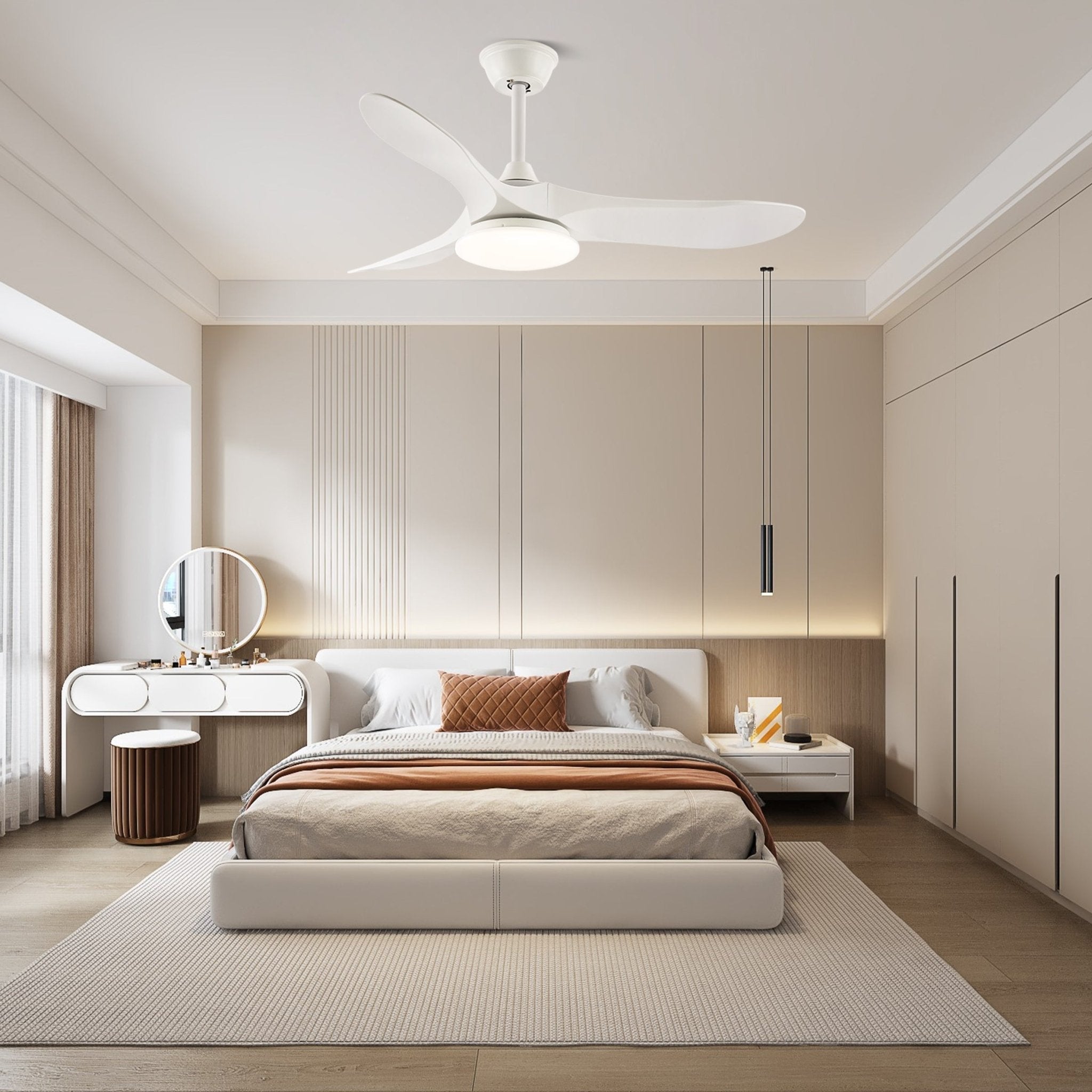 Deckenventilator | Minimalistisches Design, Integriertes LED-Licht 3