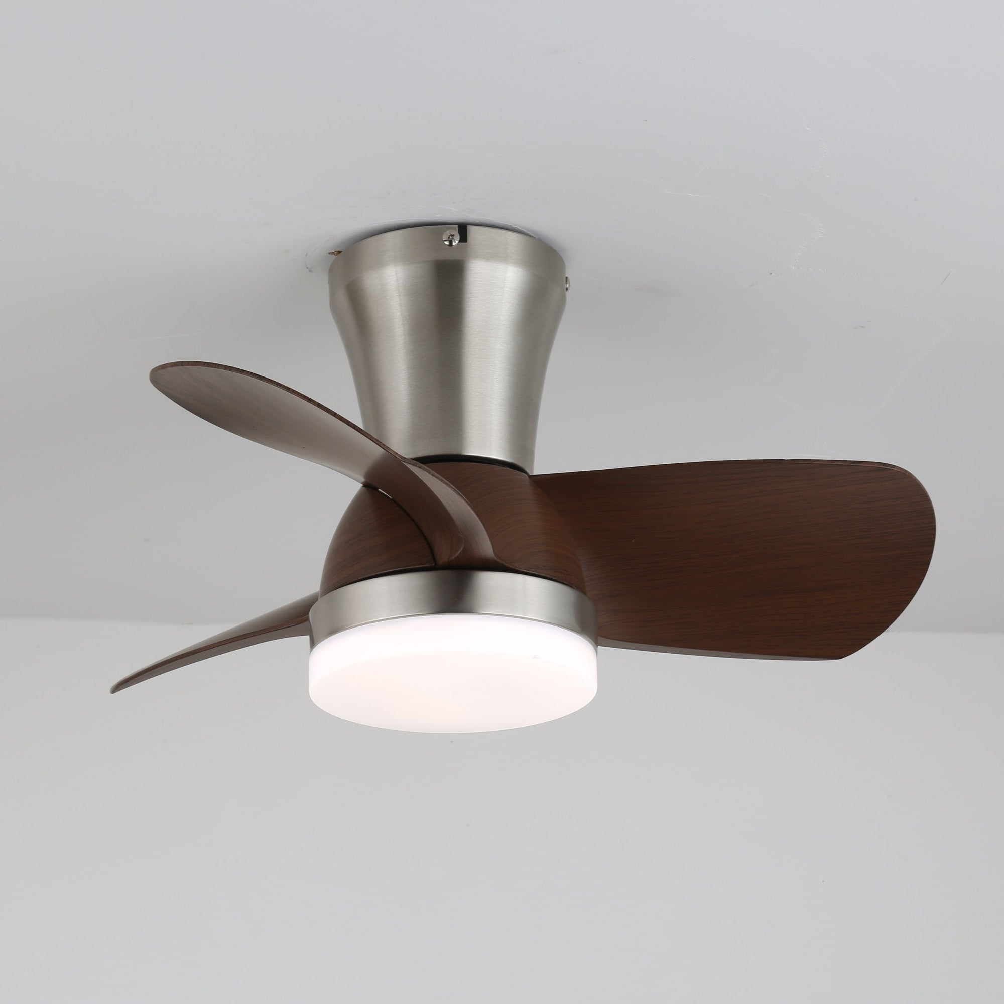 Deckenventilator mit Licht | Walnussholzoptik, Fernbedienung 2