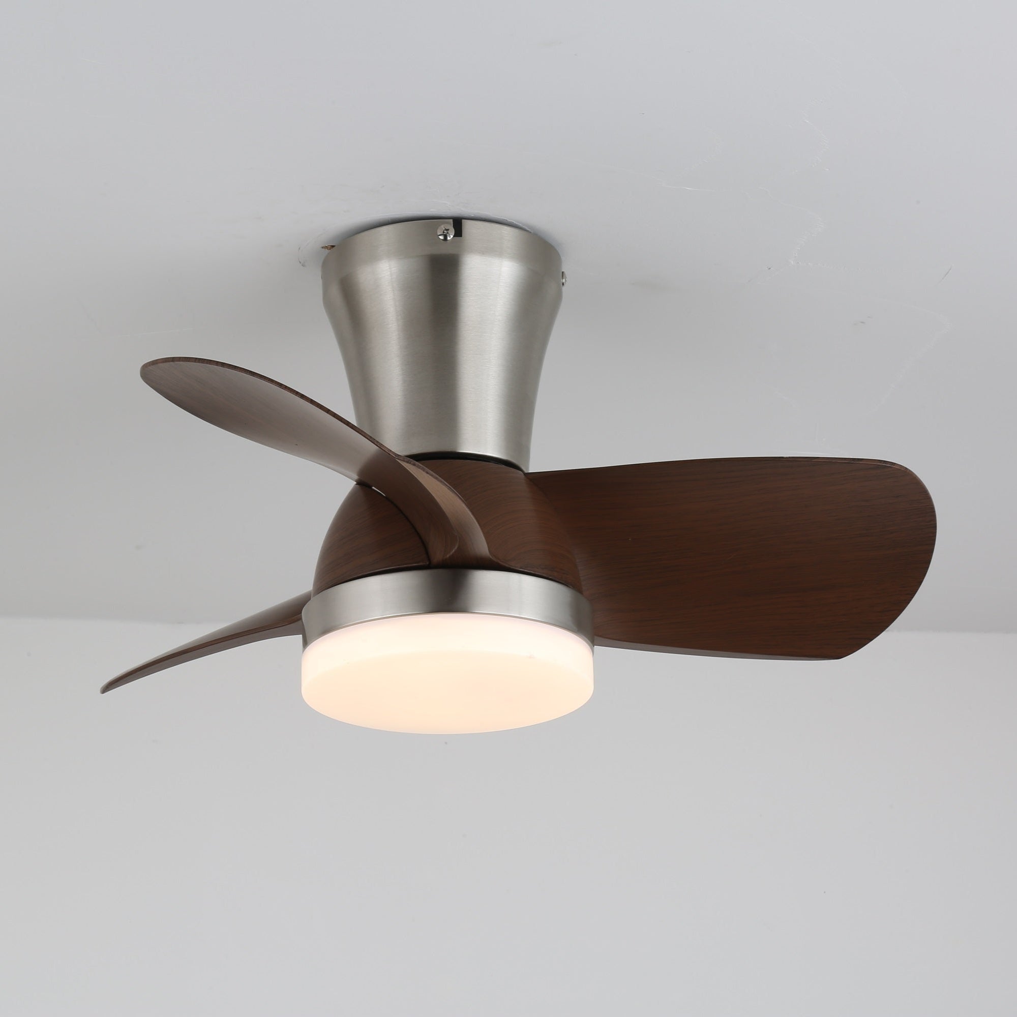 Deckenventilator mit Licht | Walnussholzoptik, Fernbedienung 4
