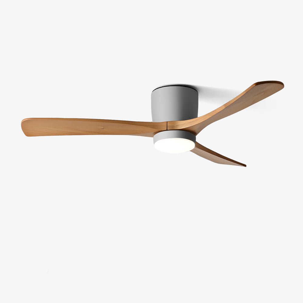 Deckenventilatorleuchte | Holzoptik, Nordisches Design 1