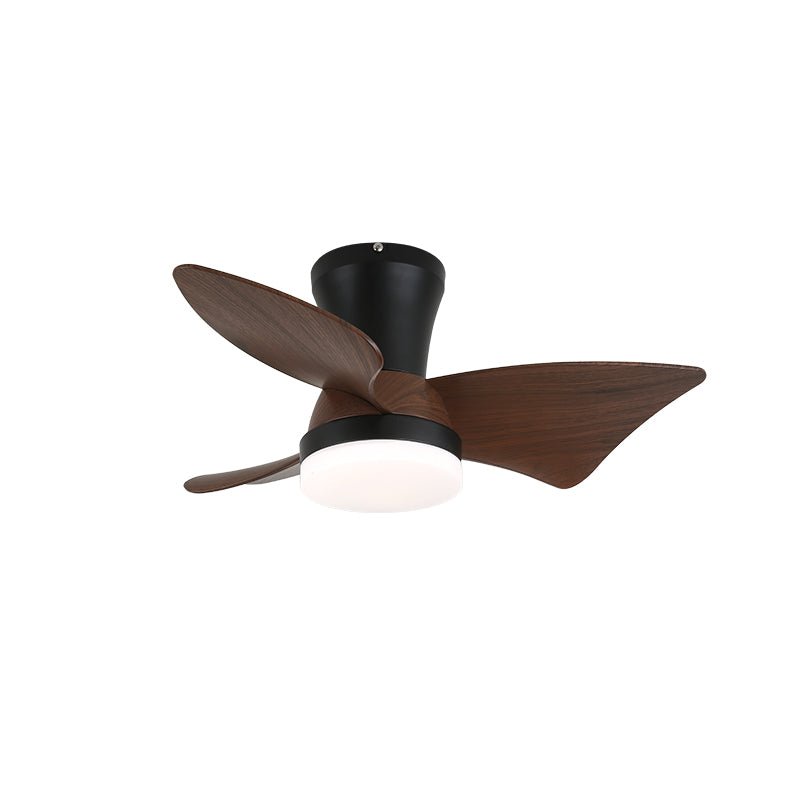 Deckenventilatorleuchte | Walnussholzoptik, integrierte LED-Beleuchtung 12
