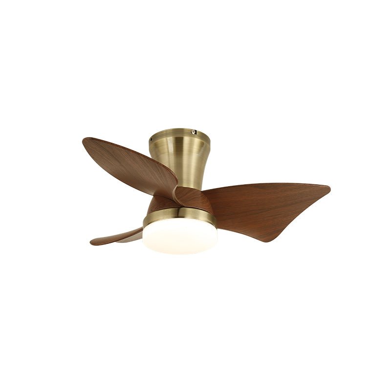 Deckenventilatorleuchte | Walnussholzoptik, integrierte LED-Beleuchtung 14
