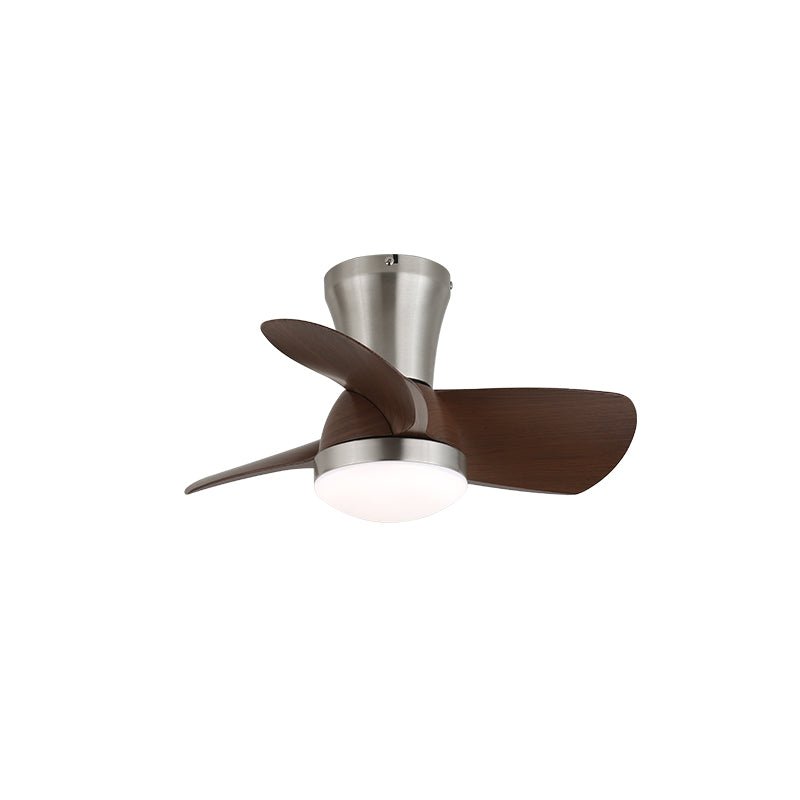 Deckenventilatorleuchte | Walnussholzoptik, integrierte LED-Beleuchtung 17