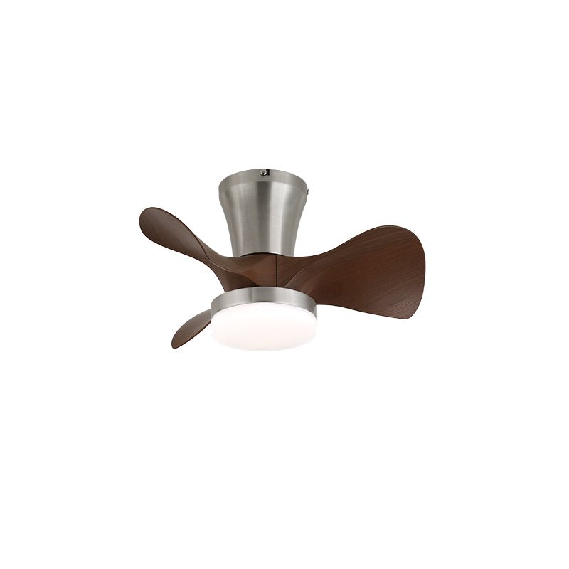 Deckenventilatorleuchte | Walnussholzoptik, integrierte LED-Beleuchtung 9