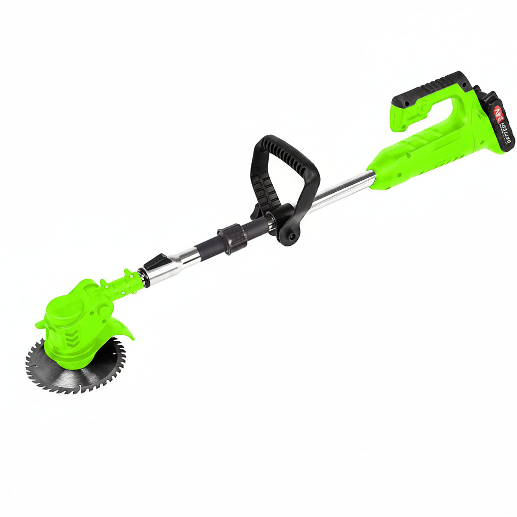 Akku Rasentrimmer 24V 600W – 140mm Schnitt – 18000 U/min – 3,0Ah Akku – 70dB – 2in1 Kantenschneider