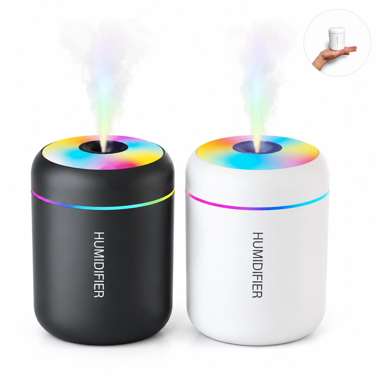 Diffusor | Kaltnebelfunktion, Mehrfarbiges Nachtlicht 1