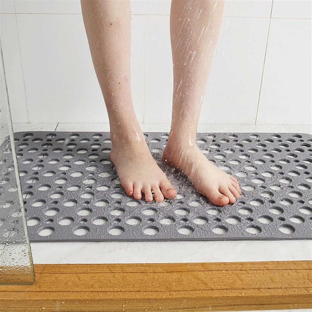 Duschmatte | Rutschfeste Oberfläche, Saugnäpfe mit Drainage 1