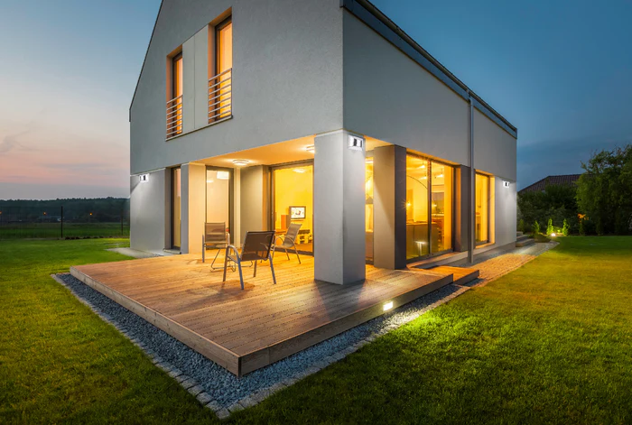 SunEco – Moderne Solar-LED-Außenleuchte Energiesparend Schwarz für Garten