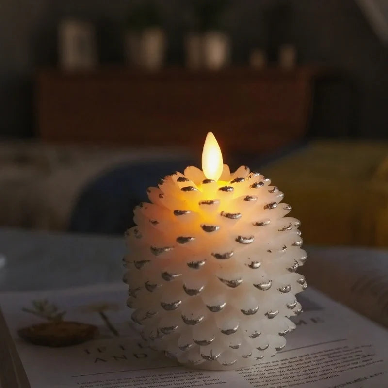 ForestHearth™ LED Kerzen Mit Timer – Flammenlose Zapfenkerzen Für Gemütliche Atmosphären 7