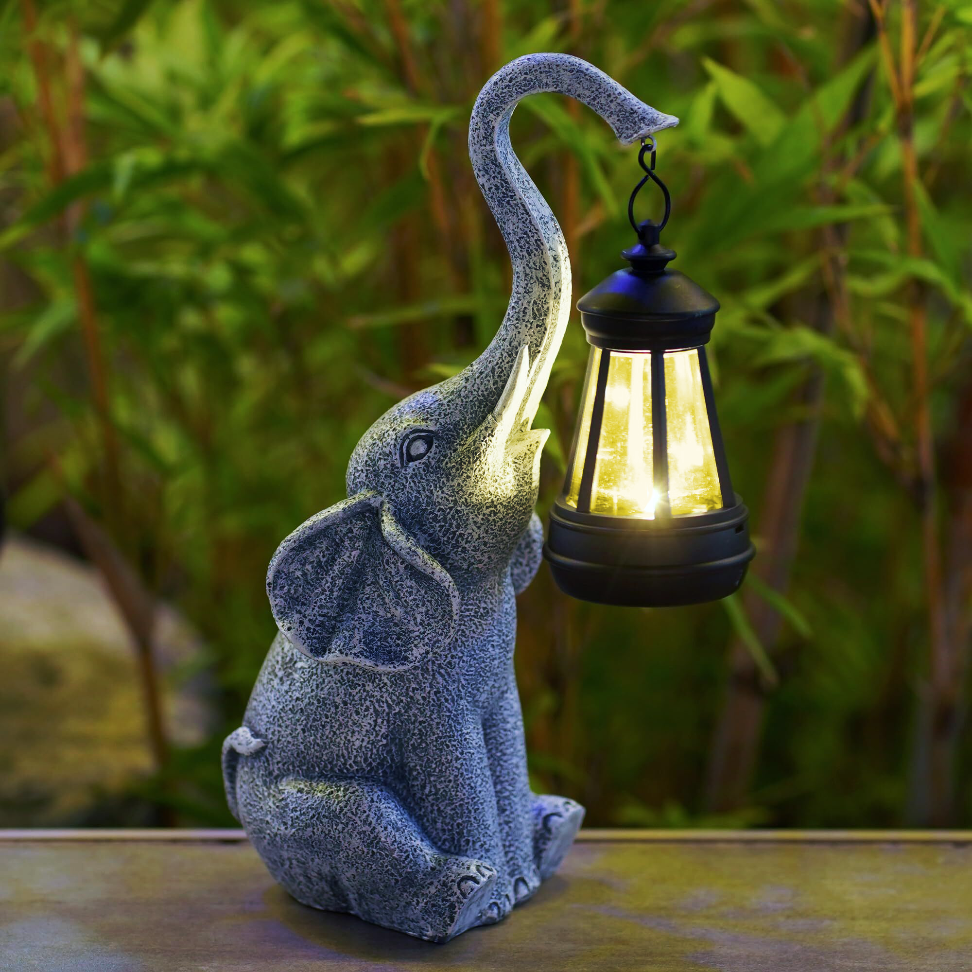 EleLum Kinderlampe Nachtlicht Elefant Design LED Warmweiß