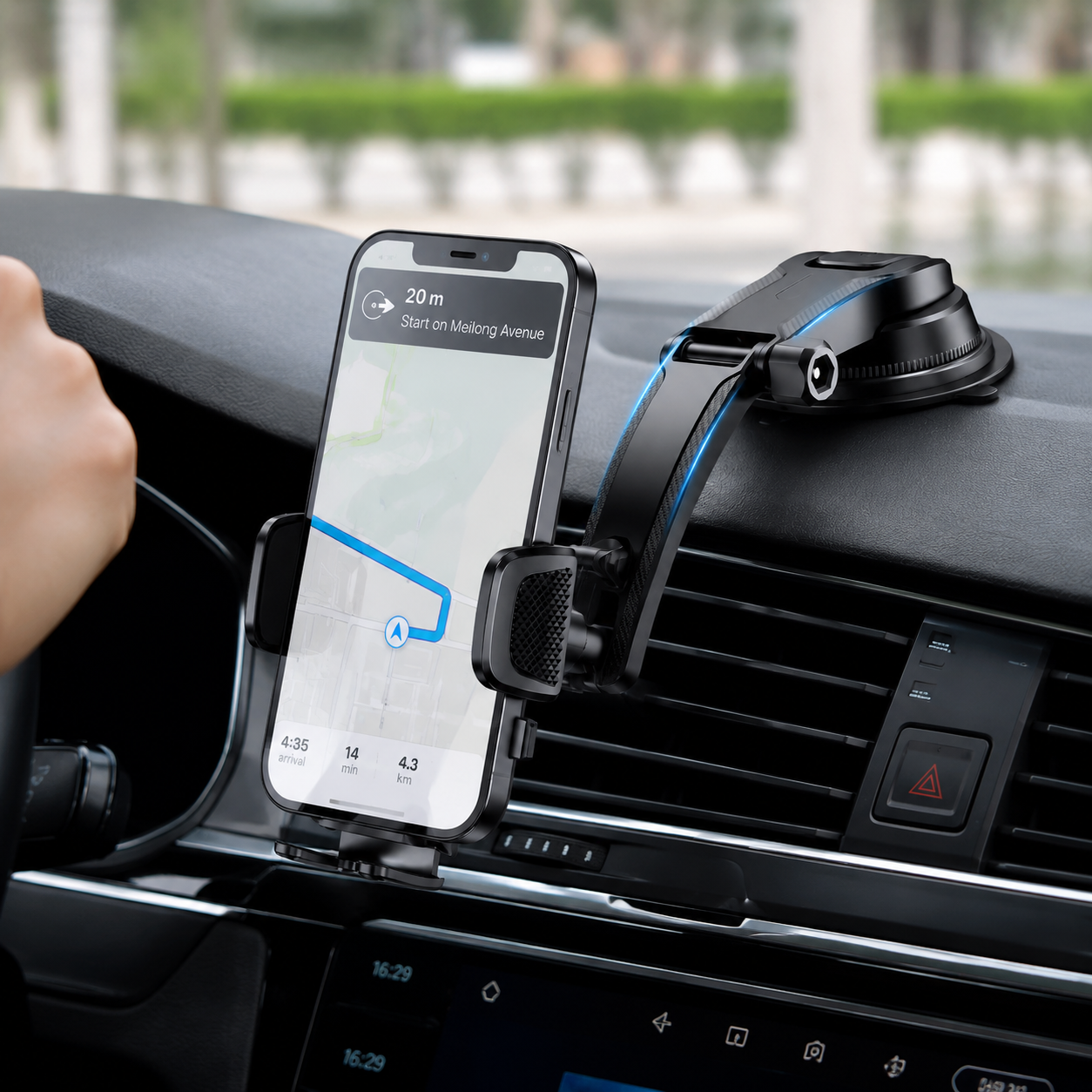 Handyhalterung fürs Auto | Verstellbar, 360° drehbar 4