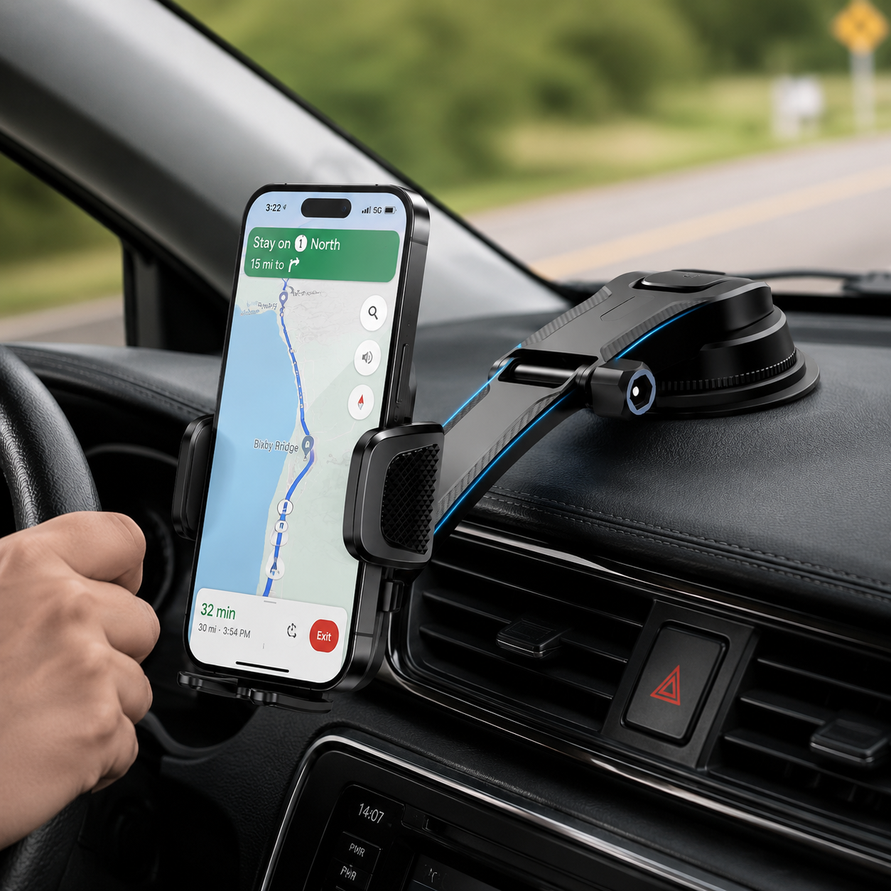 Handyhalterung fürs Auto | Verstellbar, 360° drehbar 5