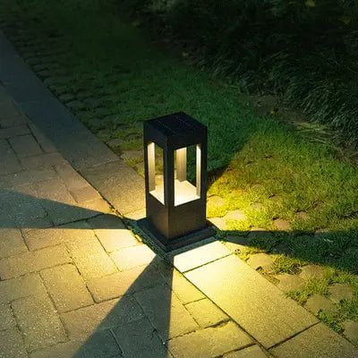 LumoWay Wegeleuchte Modern LED Gartenlampe Schwarz Wetterfest