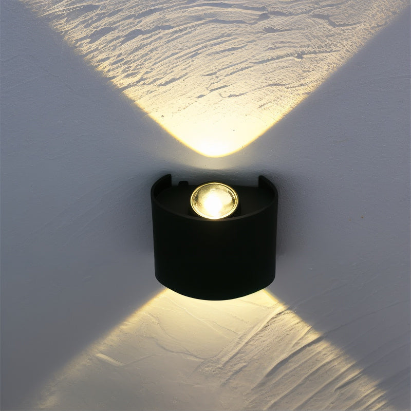 LichtAura - Innen-/Außenwandleuchte – Modernes Minimalistisches Design