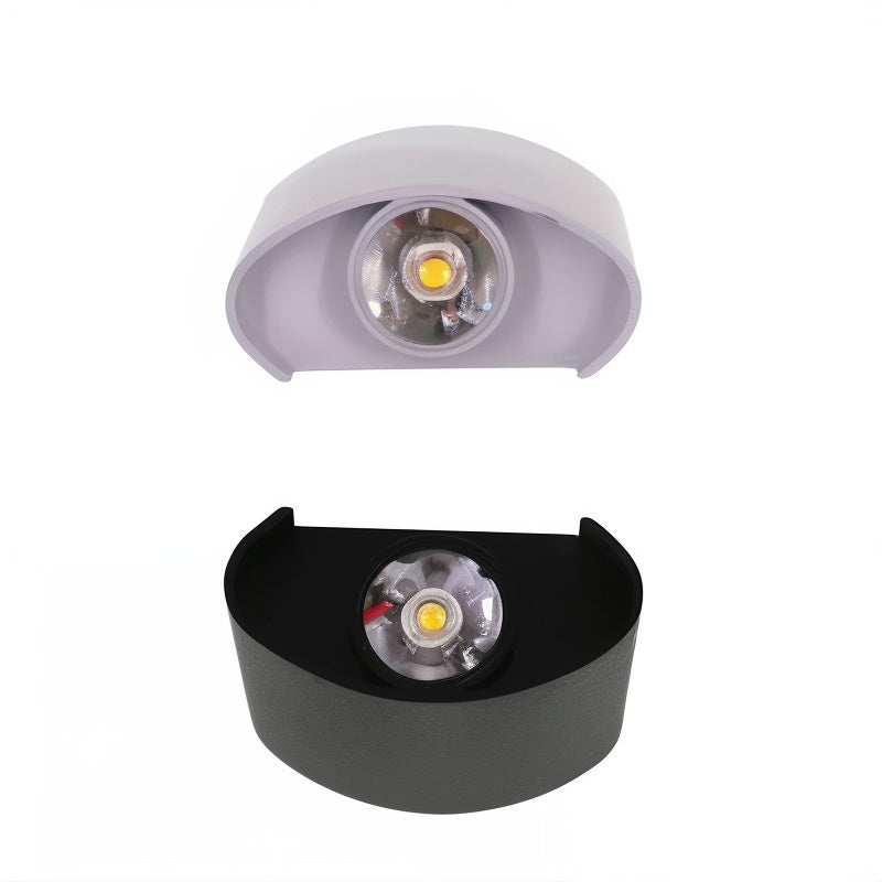 LichtAura - Innen-/Außenwandleuchte – Modernes Minimalistisches Design