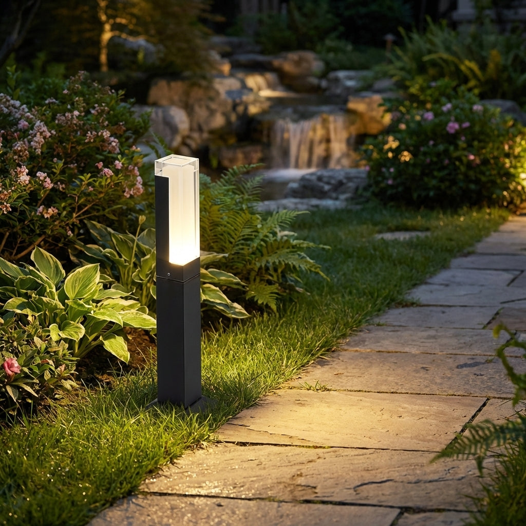 InduLuce Außenlampe LED Rechteckig Metall Anthrazit für Terrasse