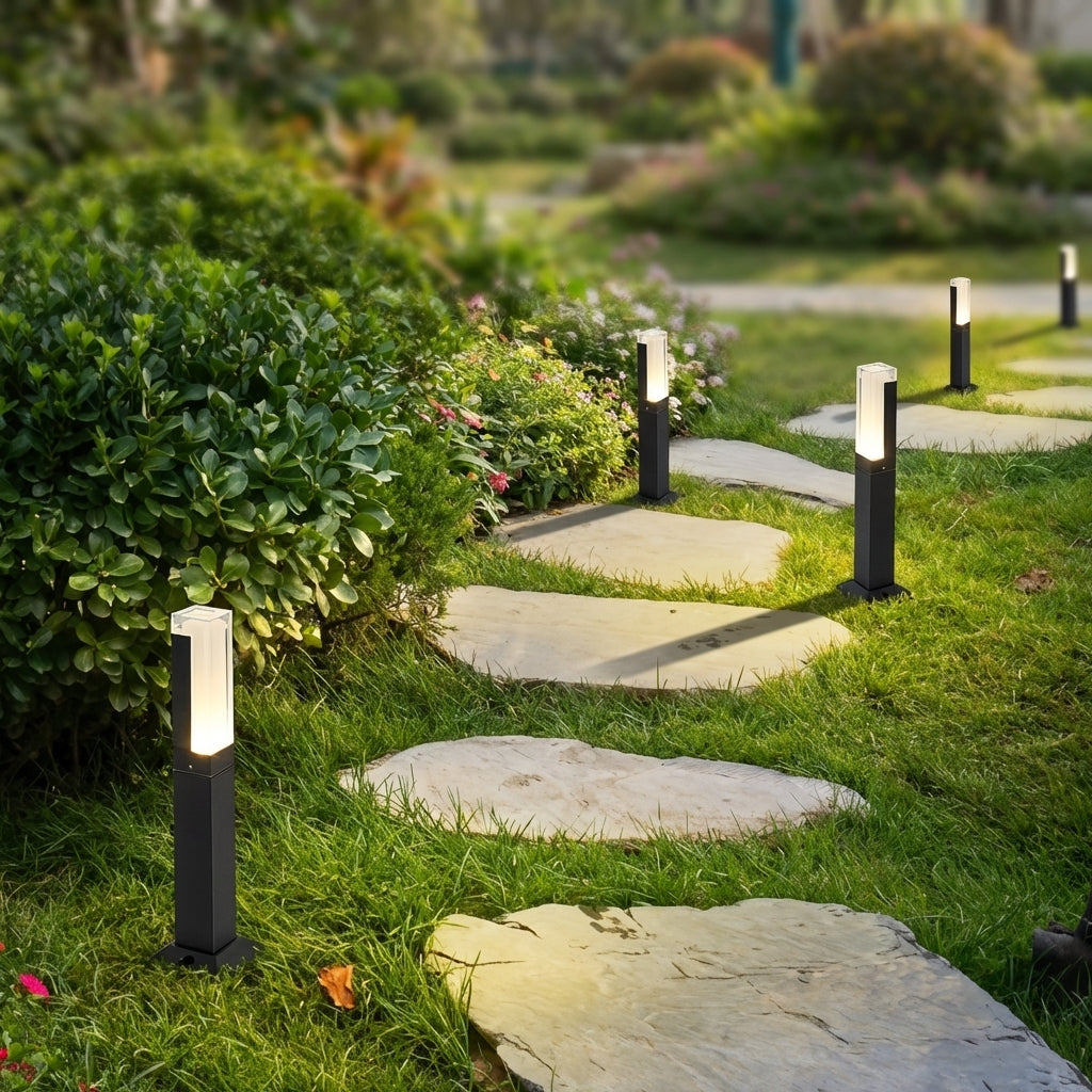 InduLuce Außenlampe LED Rechteckig Metall Anthrazit für Terrasse