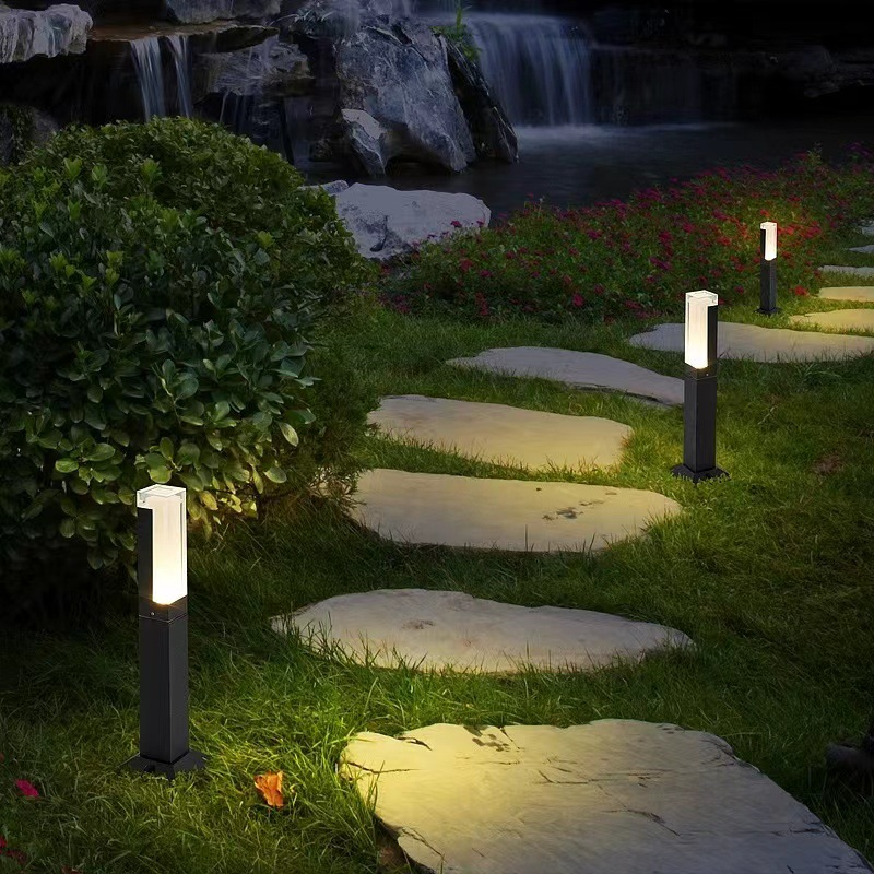 InduLuce Außenlampe LED Rechteckig Metall Anthrazit für Terrasse
