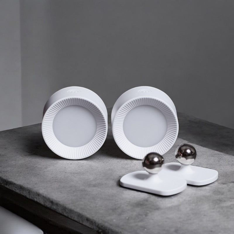 InfiniteGlow | Kabellose Dimmbarer LED-Wandleuchte mit 360° Drehfunktion