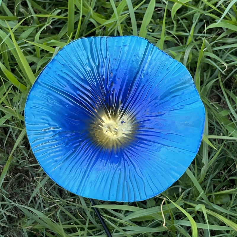 Keramiktränke | Glasierte Blumen, Metallstiele 5