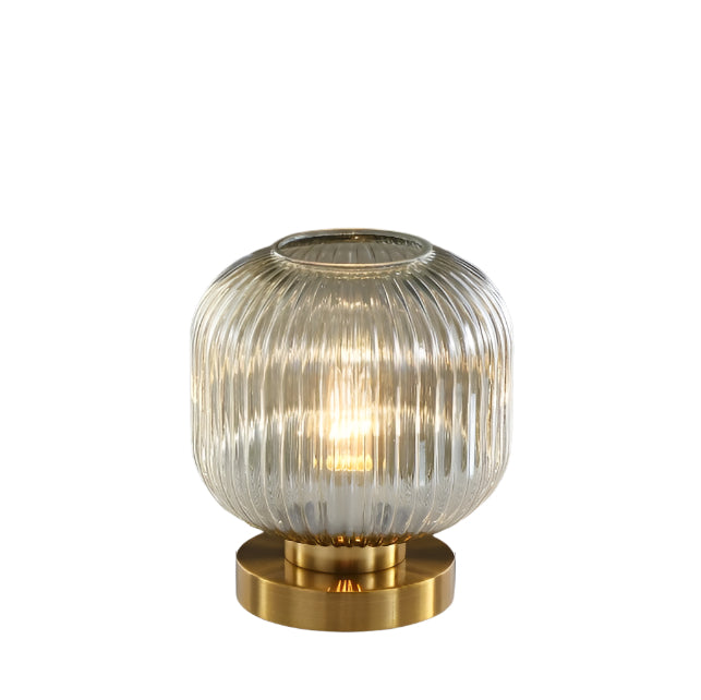 CrystalGlow Designer Tischlampe – Moderner Kristall-Look Weiß Wohnzimmer